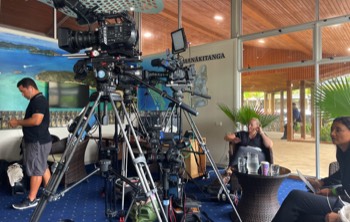  TVNZ Te Karere: Lining up for a Presser at Waitangi 2023 