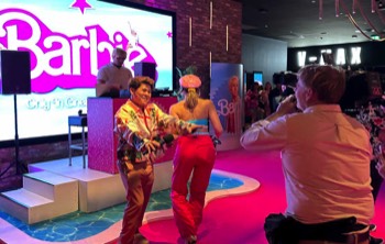  WHITEBAIT MEDIA: THE FEED Its Pink Carpet Time  for the premier of Barbie 